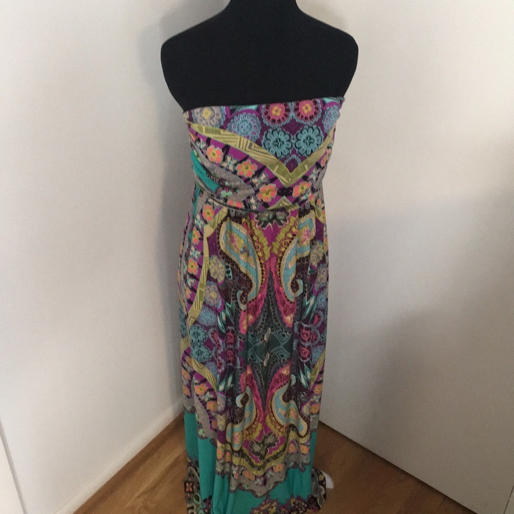 Strapless MAXI Dress - Glam! Large